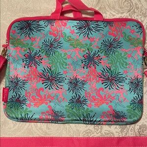 Lilly Pulitzer Laptop Case with Removable Bag Strap